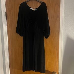 Max Studio Black Long Sleeve Dress